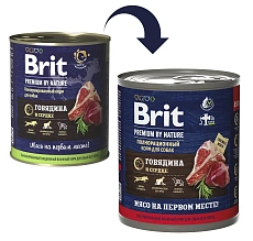 Brit Premium Dog (Говядина и сердце)